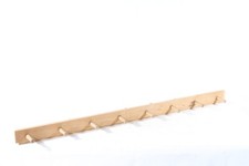 Alte Hakenleiste Holz Kult Retro Garderobe Holzleiste mit Haken old vintage