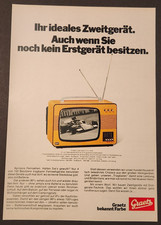 70. Graetz TV Fernseher Fernsehtischgeräte Werbung Reklame 1973