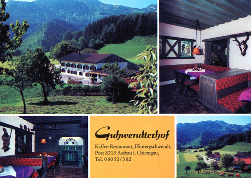Ansichtskarte aschau - ansichtskarte, i