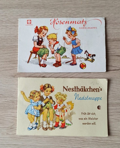 Schöne alte nadelmappen - alte,