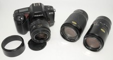 Yashica 270AF mit 3 Objektiven