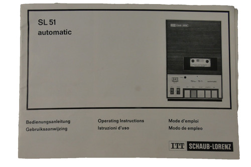 Itt schaub lorenz 51 - itt, sl