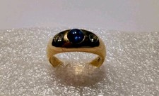 Gold Ring Bandring Saphir