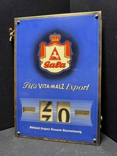 Gala Pils VITA-MALZ Export Drehkalender National-Jürgens BS 35 x 25 cm D um 1960