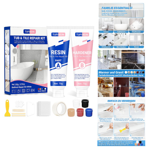 Badewannen reparaturset weiß - badewannen,