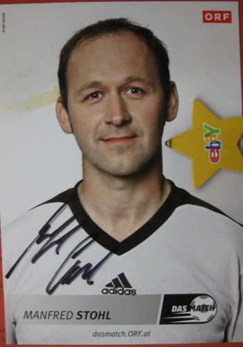 Orf karte autogramm manfred - 1,