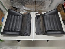 Porsche 911 G Modell Rücksitze Set Rückbank Sitze Leder Schwarz rear seats