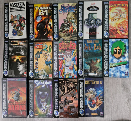 Sega saturn spiele sammlung - saturn,