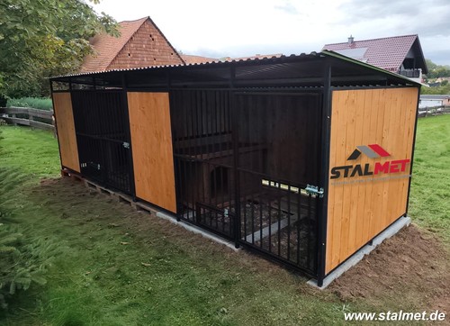Hundezwinger 6x2m mit