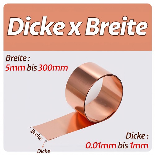 Kupferblech platten - platten, 99,9%