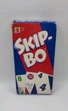 Mattel Skip-Bo Kartenspiel 1999 Blau-Rot