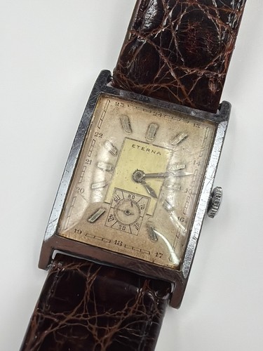 Eterna cal 520 tank watch - eterna,