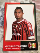 Kevin Prince Boateng AC MAILAND 2011/2012 Autogrammkarte Satzkarte RARITÄT