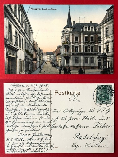 Rosswein 1915 blick die - ak,