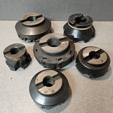 Konvolut Planfräser Planmesserkopf  – SECO, Sandvik, Widax-Heinlein – 6 Stück