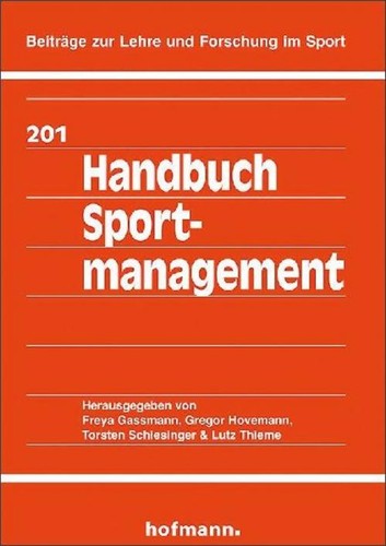 Handbuch sportmanagement lutz - sportmanagement,