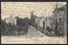 AK Waltershausen Gotha - Bahnhofstraße 1903