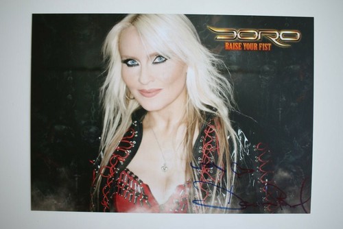 Doro pesch signed - doro, (a5)