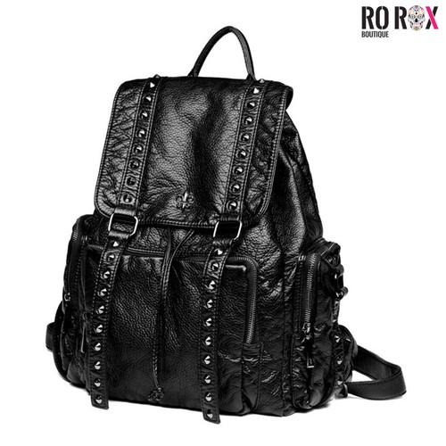 Damen goth punk rucksack - punk, pu