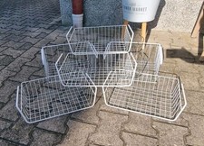 6x Metall Stapelkorb Organizer Küche Abstellkammer Aufbewahrungskorb Werkzeug