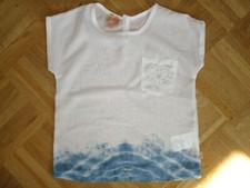 Pezzo D'Oro Sommer Top Chiffon Bluse mit Strasssteinchen Gr 6 J 116 122 sehr gut