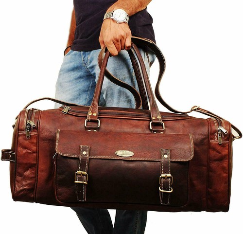 Echtes leder reisetasche - 24",