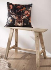 Holz blumen hocker - holz,