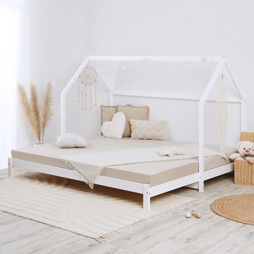 Kinder hausbett 90x200 mit - hausbett,