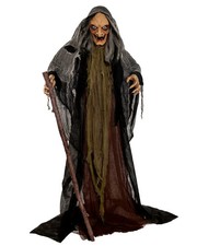 Halloween Figur Hexe Nahara mit Bewegung, Sound & Licht