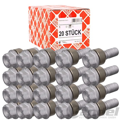 20x febi radschraube - 20x,