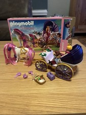 Playmobil Princess 6856 Königspaar mit Pferdekutsche mit Originalkarton