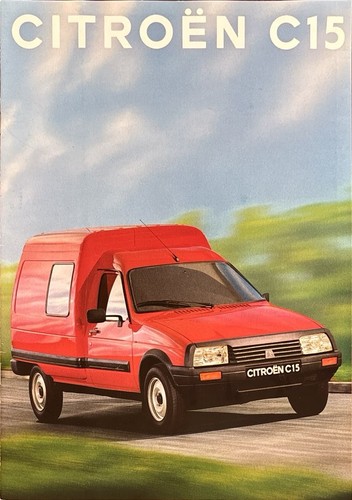 Citroen c15 prospekt brochure - citroen,