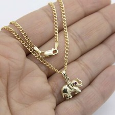 Mini Elefant mit Rosa Augen