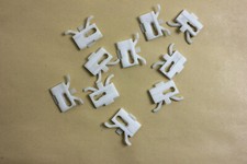 10x Clip Klammer Zierleiste NEU original Opel GM Manta Ascona Rekord Kadett KAD 