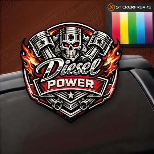 Diesel power aufkleber - diesel, |