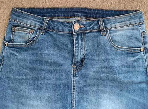 Damen jeansrock blau - damen,