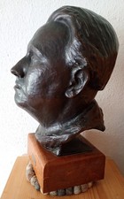 Bronzeporträt Theodor Anton