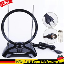 DVB-T DAB+ Antenne Aktiv HD TV Zimmer-Antenne für Receiver Radio Zimmerantenne