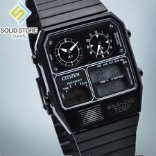 CITIZEN COLLECTION ANA-DIGI TEMP JG2105-93E Analog Digital Schwarz Uhr Unisex