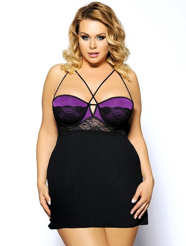 Suzanjas chemise black purple - suzanjas,