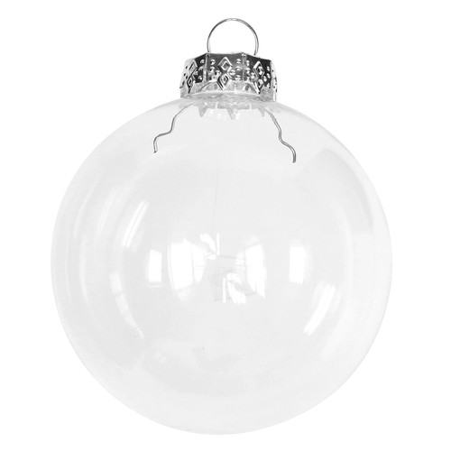 12er set christbaumkugeln - christbaumkugeln, glas