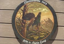 schützenscheibe antik Ölbild