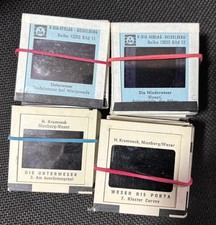 4 alte Dia Serien zum Thema