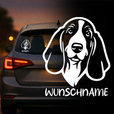 Basset hound auto aufkleber - hound, |
