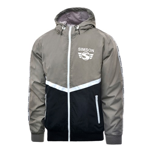 Windjacke simson suhl grau - windjacke,