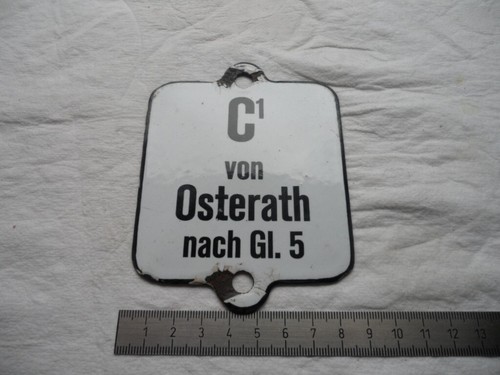 Kleines emaille schild - kleines,