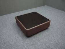 Leder & Glas Couchtisch Ernst Martin Dettinger für WK 70er DESIGN