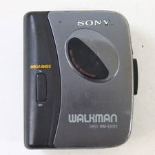 Tragbarer Cassette Player Recorder Sony Walkman WM-EX122 Gebraucht Funktion