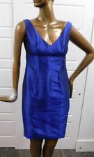 New Escada Kleid Blue Silk