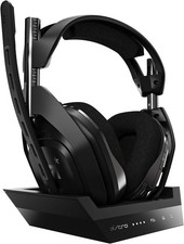Astro A50 Wireless Gaming Headset für PS5 PS4 PC Mac Schwarz Silber Gen 4